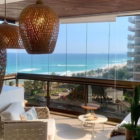 Lindo Apto No Melhor Lugar Da Barra Da Tijuca! Com Uma Vista De Tirar O Folego, Frente Para O Mar! Totalmente Equipado E Decorado Ao Lado Dos Melhores Hoteis E Quiosques Da Barra! Portaria 24H, Piscina, Sauna, Jacuzzi, Academia, Garagem, Wi-Fi, Lavan Rio de Janeiro Exterior foto