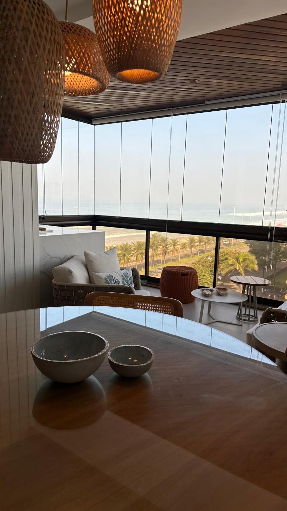 Lindo Apto No Melhor Lugar Da Barra Da Tijuca! Com Uma Vista De Tirar O Folego, Frente Para O Mar! Totalmente Equipado E Decorado Ao Lado Dos Melhores Hoteis E Quiosques Da Barra! Portaria 24H, Piscina, Sauna, Jacuzzi, Academia, Garagem, Wi-Fi, Lavan Rio de Janeiro Exterior foto