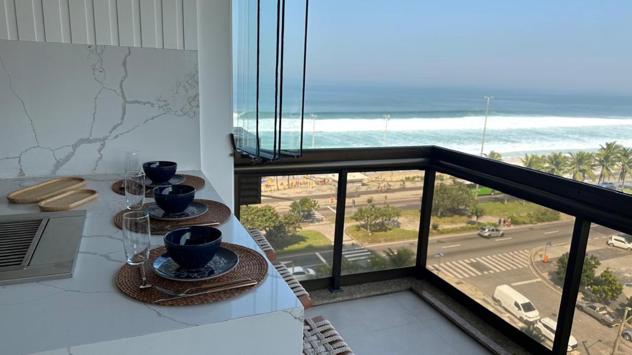 Lindo Apto No Melhor Lugar Da Barra Da Tijuca! Com Uma Vista De Tirar O Folego, Frente Para O Mar! Totalmente Equipado E Decorado Ao Lado Dos Melhores Hoteis E Quiosques Da Barra! Portaria 24H, Piscina, Sauna, Jacuzzi, Academia, Garagem, Wi-Fi, Lavan Rio de Janeiro Exterior foto